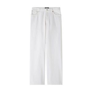A.P.C. Timeless White Trousers With Defined Waist - NWT